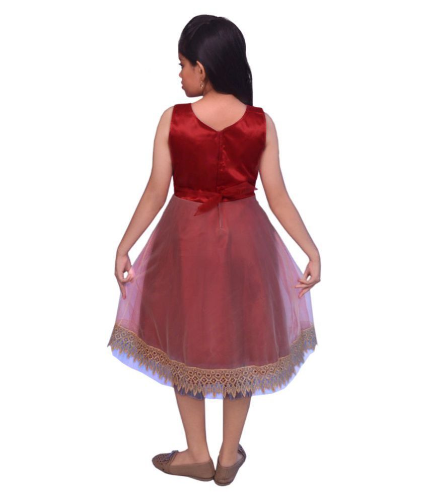 maroon gown for ninang