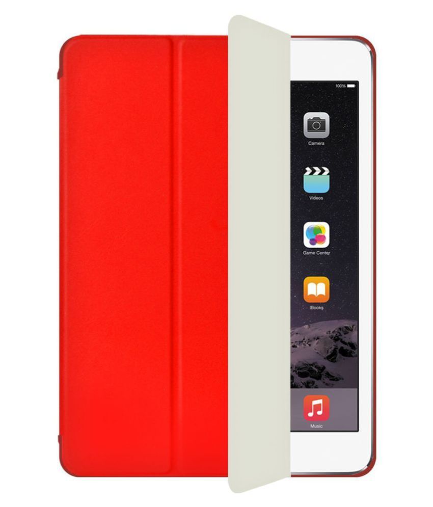 Apple iPad Air Flip Cover By Aircase Red Cases & Covers Online at Low