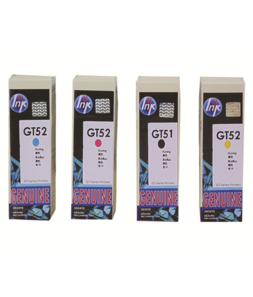 Genuine HP GT 5810,5820 CMYK Ink Pack of 4 Buy Genuine HP GT 5810