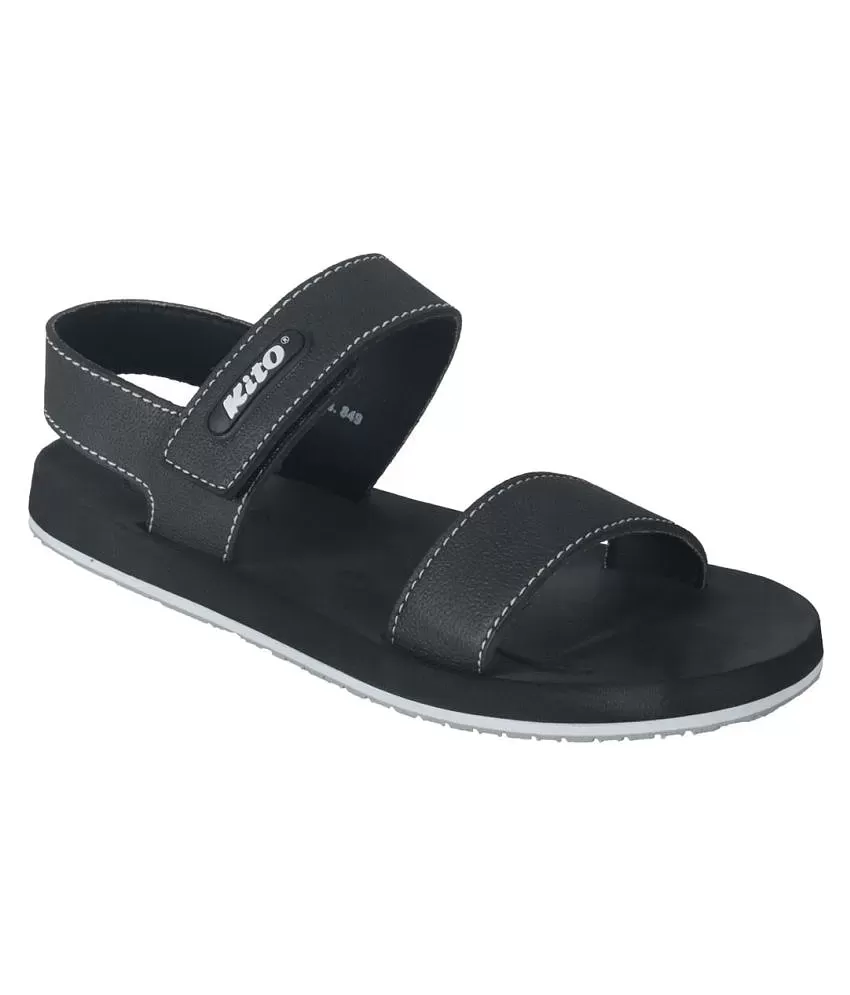 AJANTA Men Black Sports Sandals - Buy AJANTA Men Black Sports Sandals  Online at Best Price - Shop Online for Footwears in India | Flipkart.com