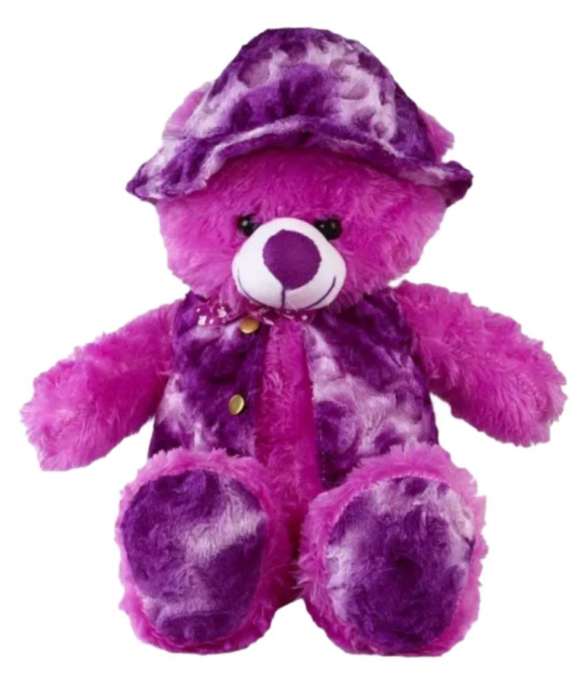 violet colour teddy bear