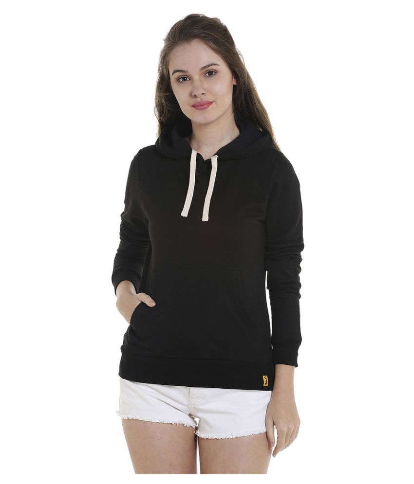     			Campus Sutra Cotton Hooded Sweatshirt