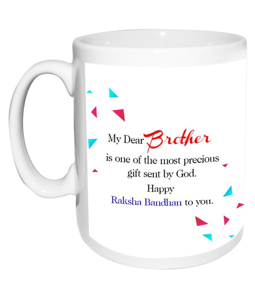 Rakhi Happy Raksha Bandhan Quotation Frame & Mug Hamper: Buy Online At 