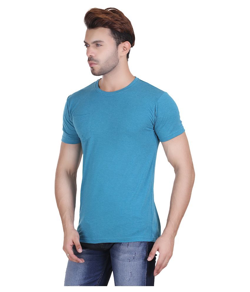 REALM Blue Round T-Shirt - Buy REALM Blue Round T-Shirt Online at Low ...