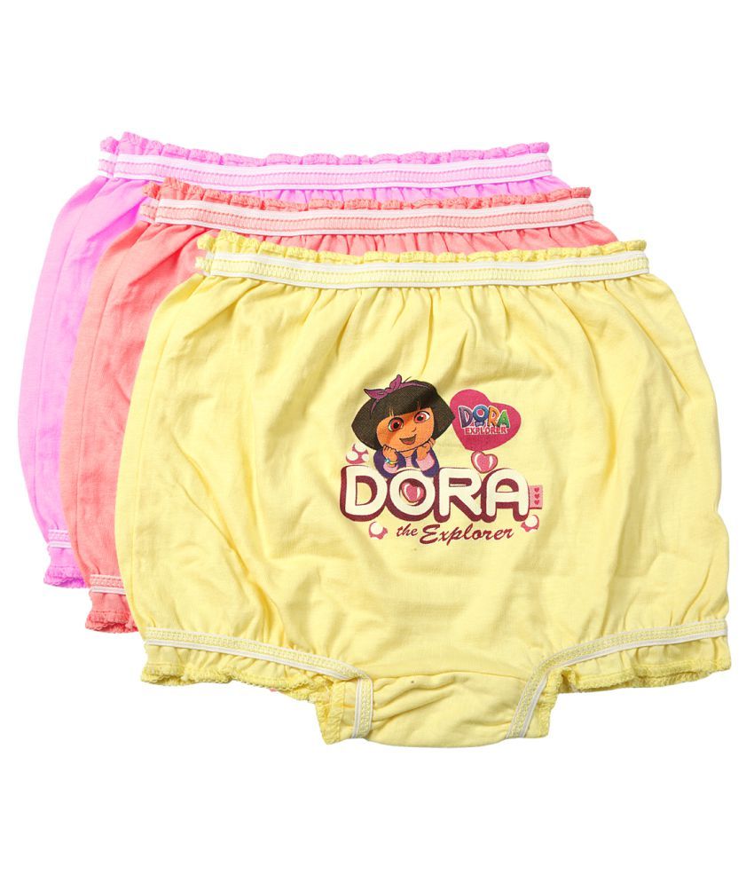 Baby Girls Dora Printed Bloomers Pack Of 3 Buy Baby Girls Dora Printed Bloomers Pack Of 3