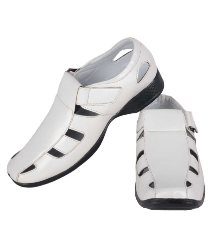 1AAROW 074 White Sandals 1AAROW 074 White Sandals ...