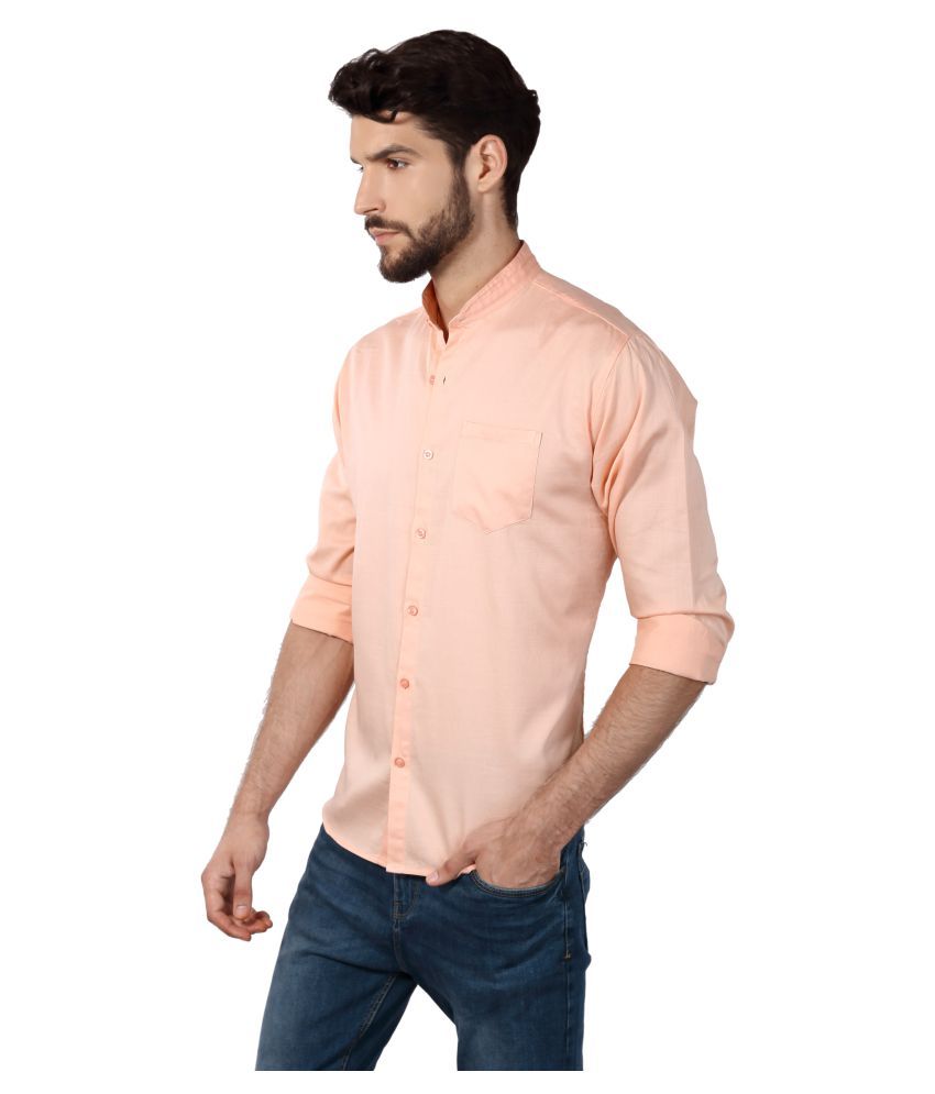 peach casual shirt
