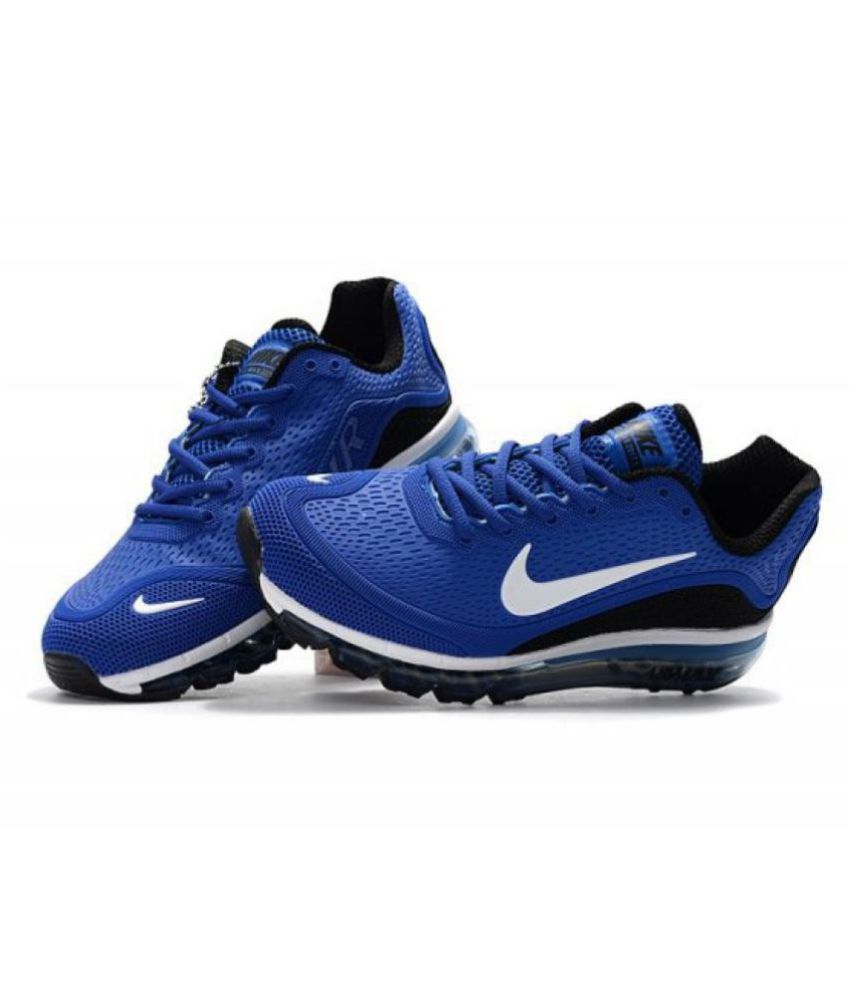 nike air max 2018 blue running shoes