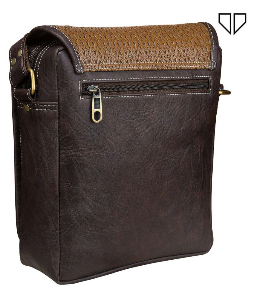 Walrus WMBVLG090909 Brown Synthetic Casual Messenger Bag Buy Walrus