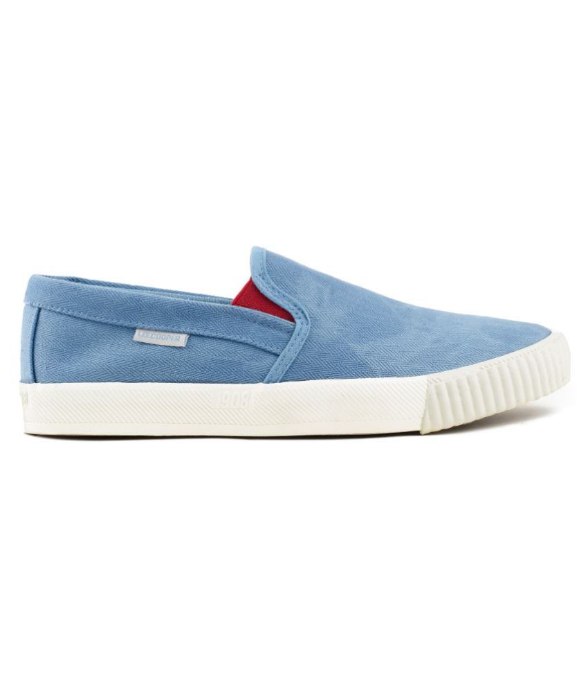 lee cooper loafers blue