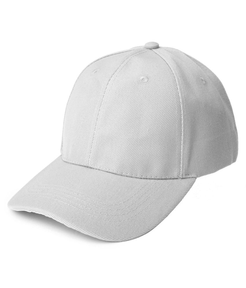 white cotton cap