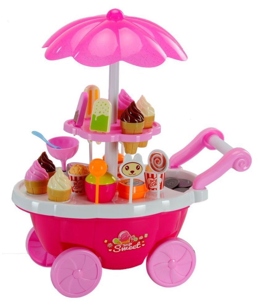 maruti Ice  Cream  Kitchen Play Cart  Kitchen Set Toy with 