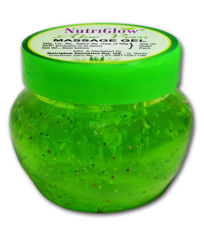nutriglow aloe vera moisturizing massage gel