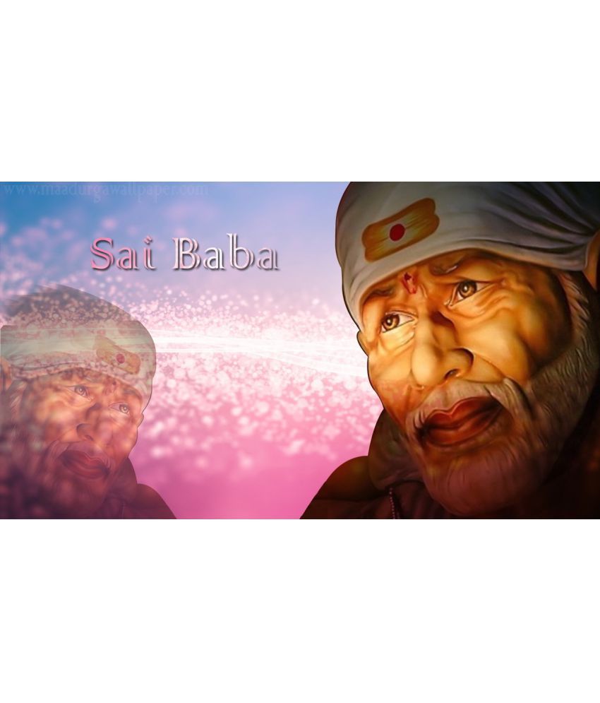 Mahalaxmi Art And Craft Sai Baba Shirdi Photo Paper Wall Poster Without Frame Buy Mahalaxmi Art