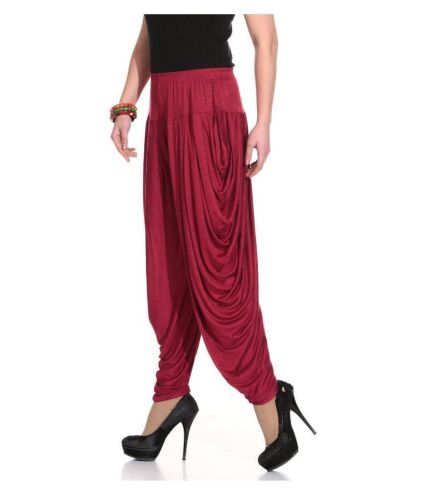 Buy Advika Lycra Dhoti Pants Online at Best Prices in India Snapdeal