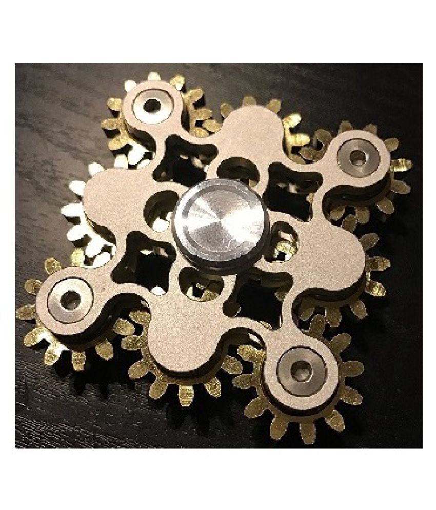 9 Bearing Gears Metal Figit Spinner Smooth Metal With Brass Gears Games Other Games - fidget spinner gear roblox