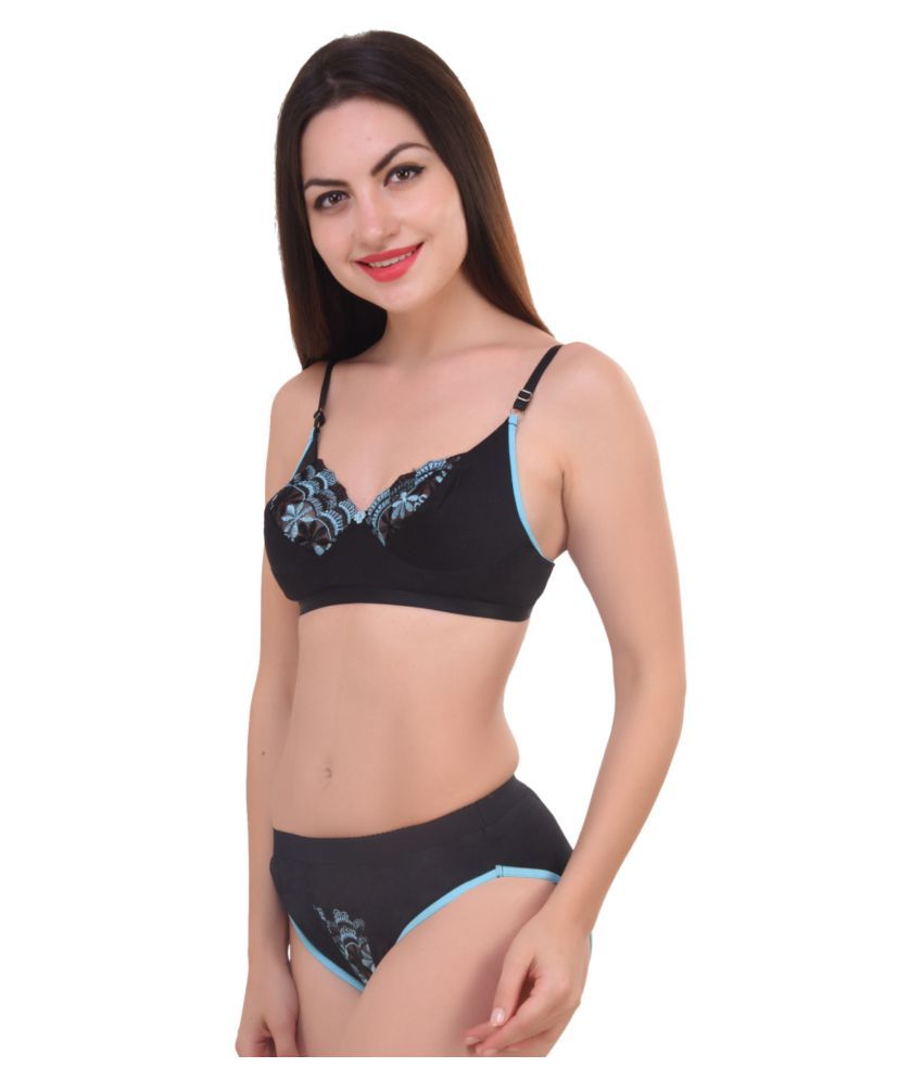 Buy AHAANA Cotton Bra and Panty Set Online at Best Prices in India