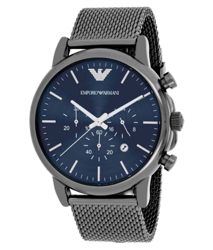 Emporio Armani AR1979 Blue Dial Sport Chronograph Men's Watch - Buy ...