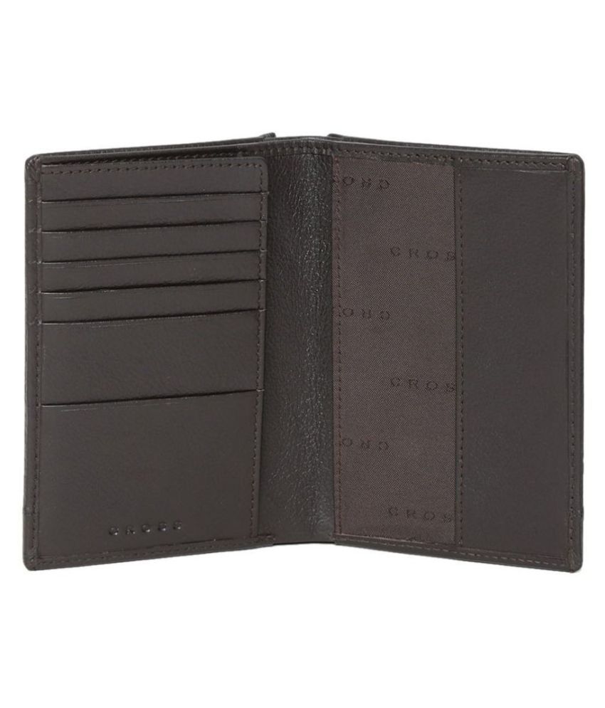 Cross Leather Brown Formal Passport Wallet Buy Online at Low Price in