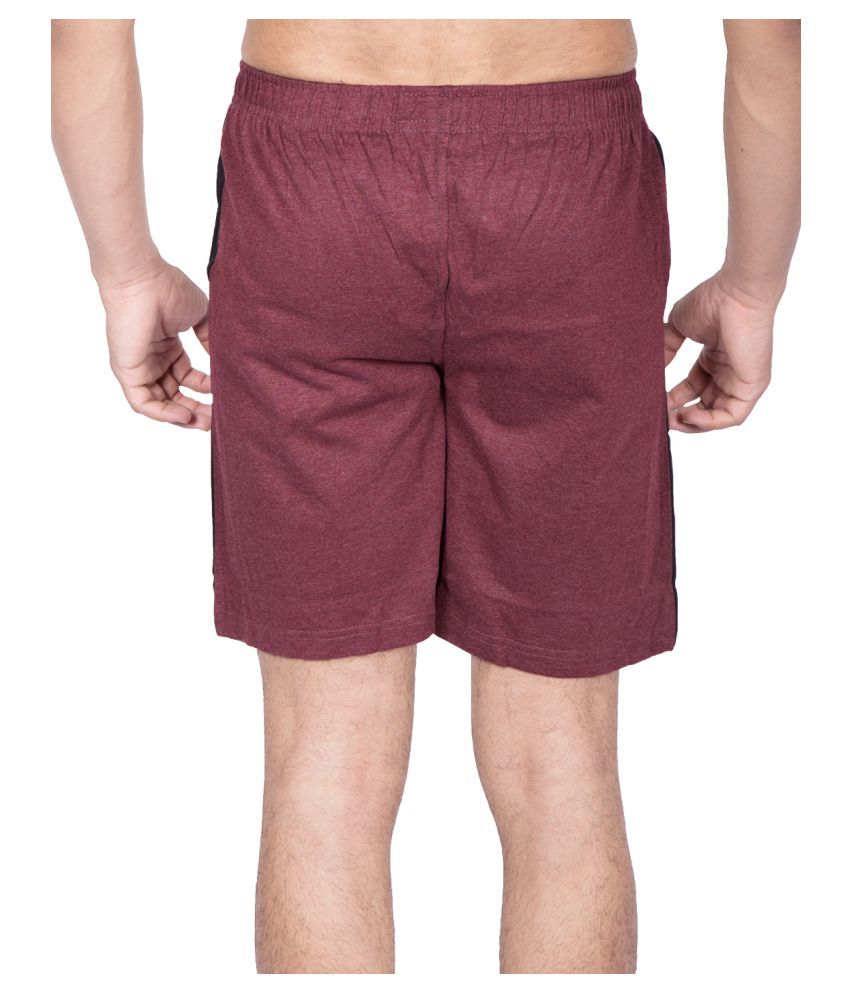 maroon cargo shorts