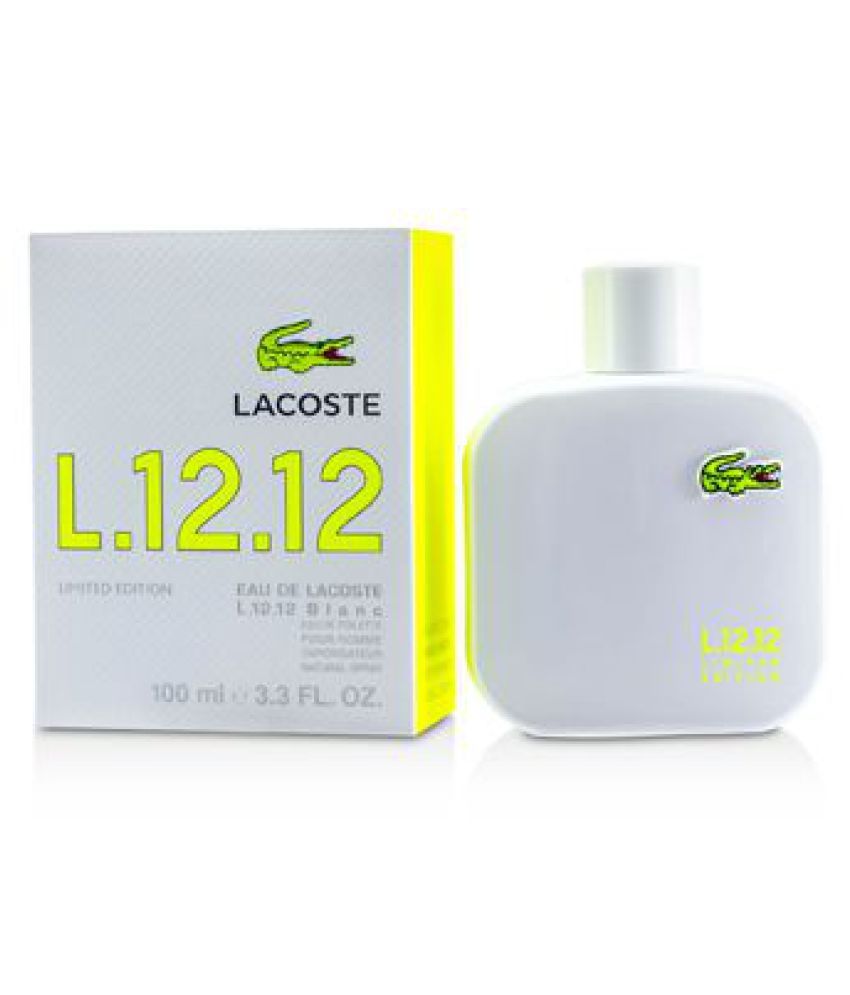 lacoste blanc eau de toilette 100ml