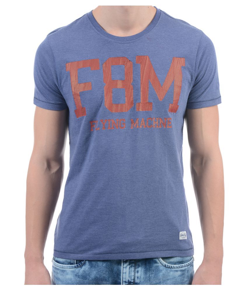 flying machine blue shirt
