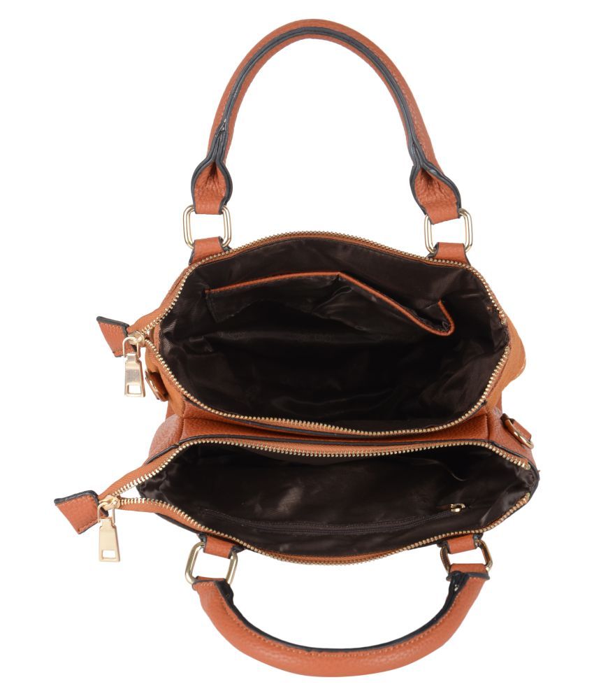 fiona leather satchel