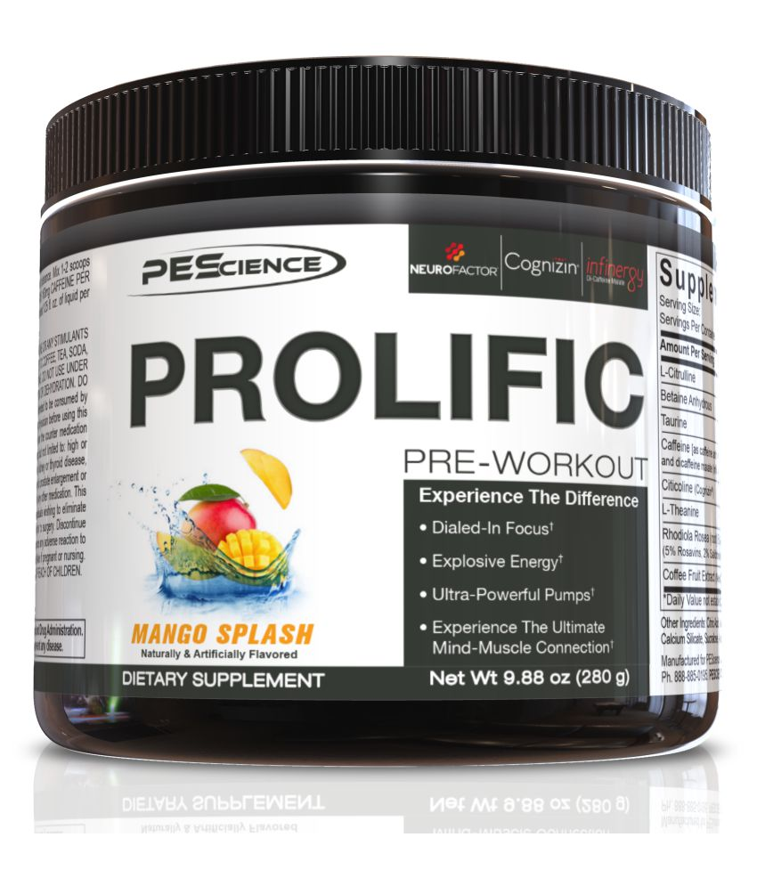 PEScience Stimulant Pre Workout Sunrise Flavor 40