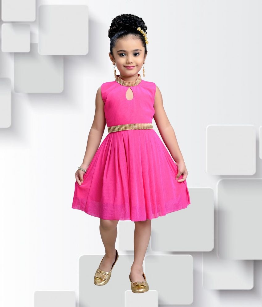 pink net frock