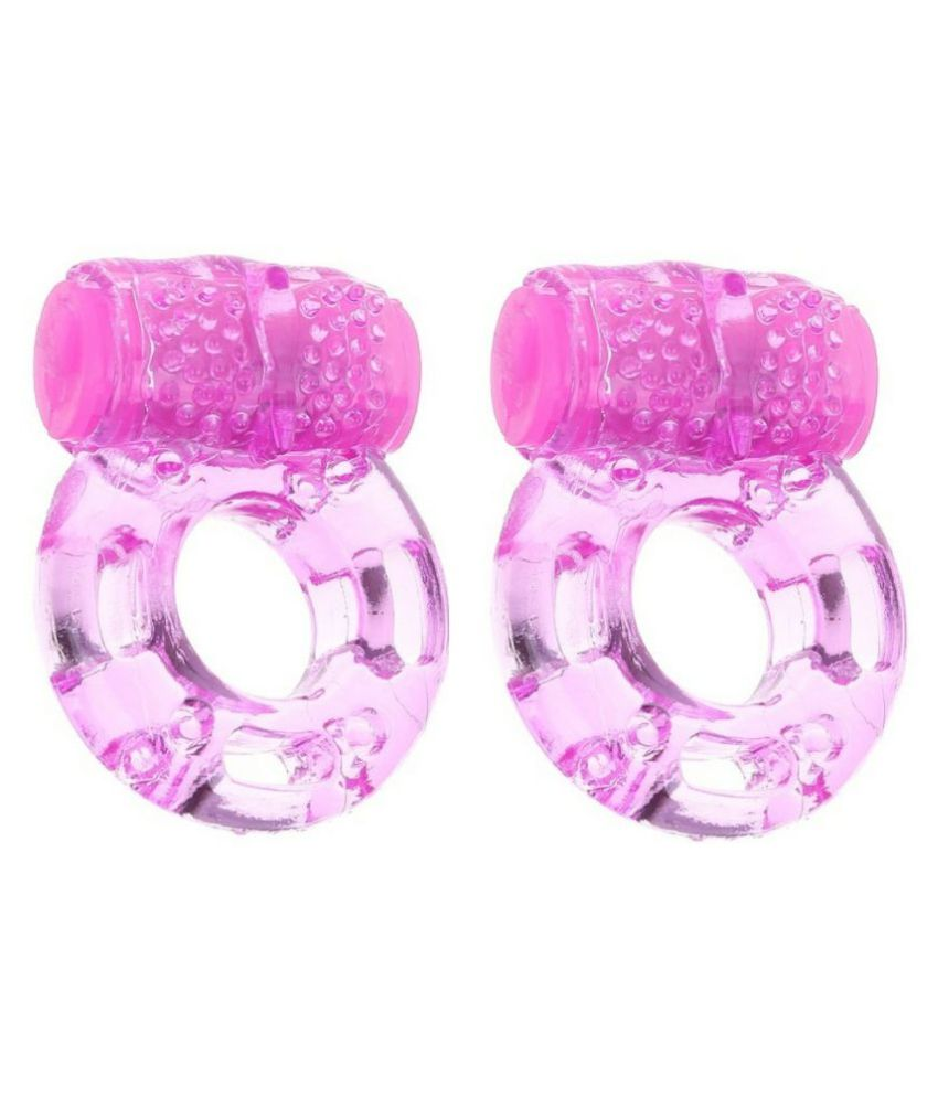 Crystal Silicone Vibrating Ring For Valentines Couples (Pack of 2): Buy ...