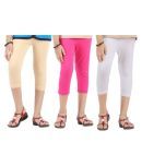 Greenwich Pack of 3 Girls 100% Cotton Capris ( Multi )