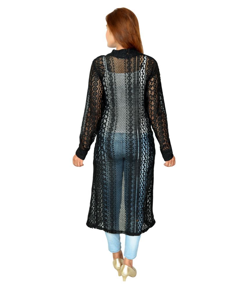 net shrug suit design