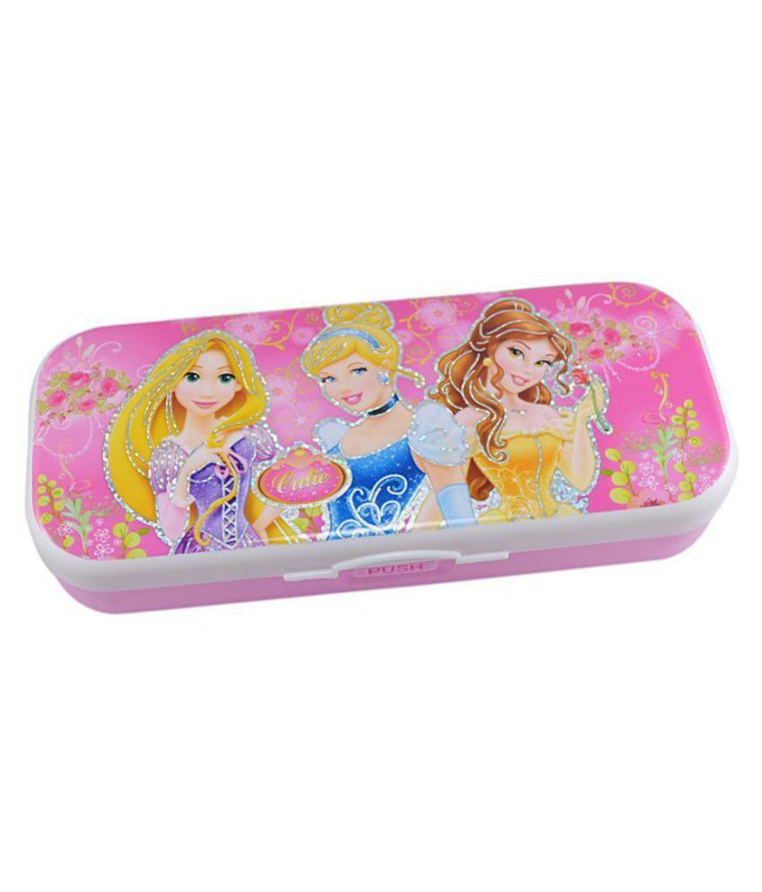 Saamarth Impex Disney Princess Printed Pink Color Pencil Box/Case For ...