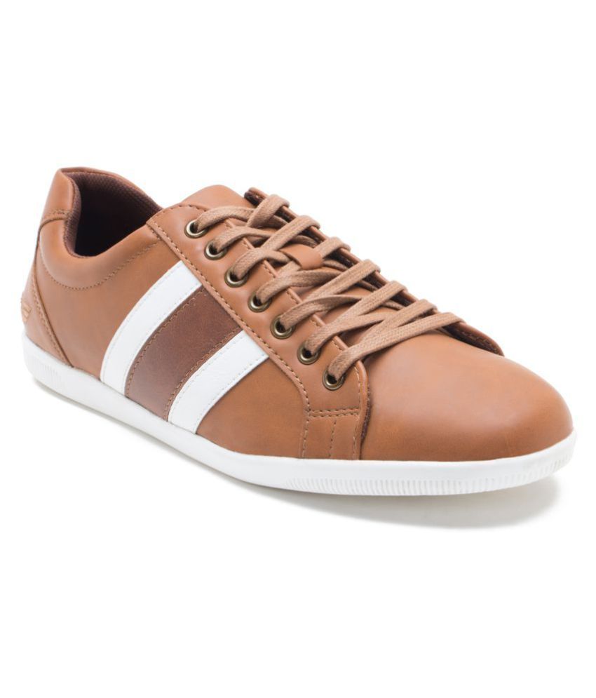 red tape men tan sneakers