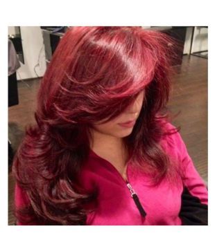 Shagun Gold Natural Hair Colour Burgundy Semi Permanent Hair Color