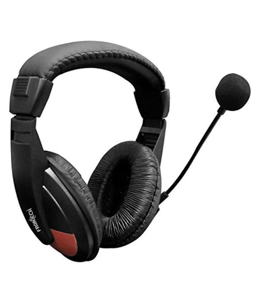     			Frontech JIL-3442 Over Ear Headset with Mic Black