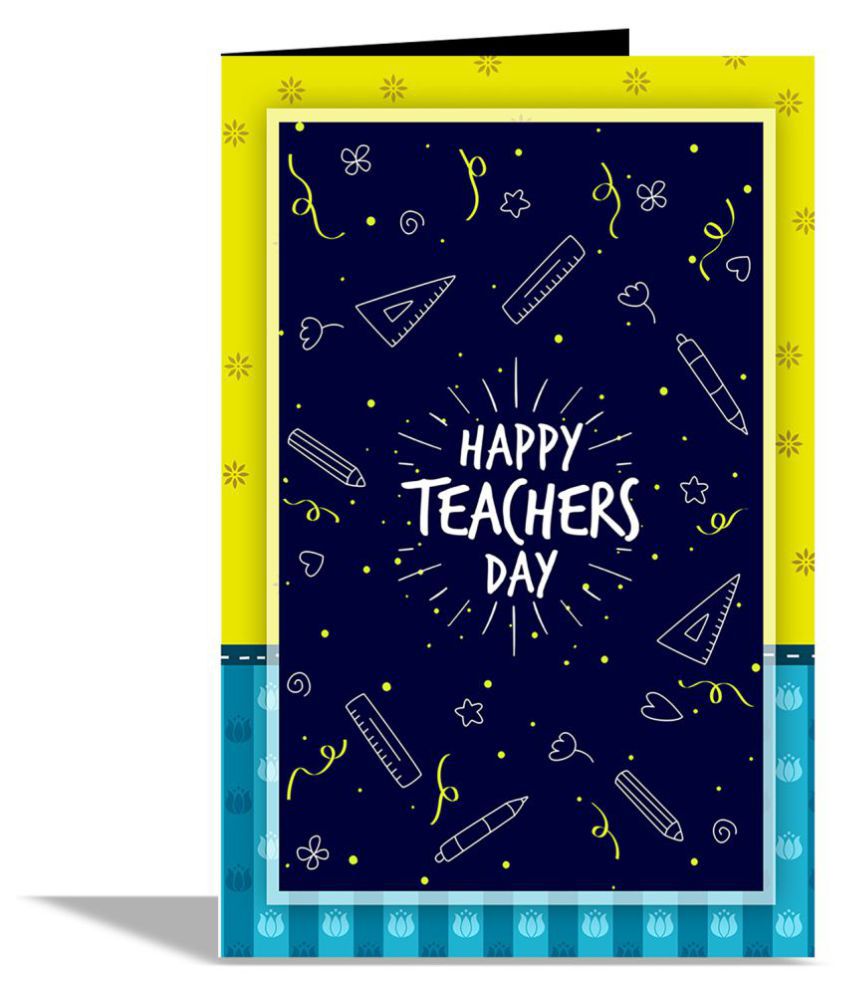 Happy Teacher Day Greeting Card: Buy Online at Best Price in India ...