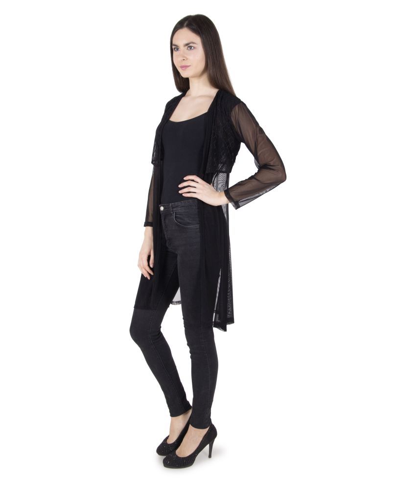 net shrug suit design