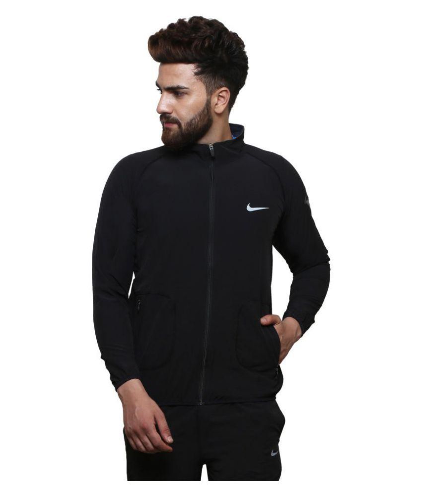 black nike rain jacket