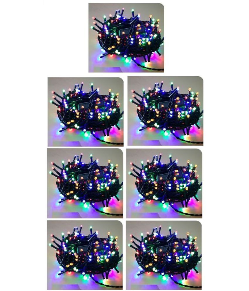 PN Multi LED String Light 4 Meter - Pack Of 7: Buy PN Multi LED String ...