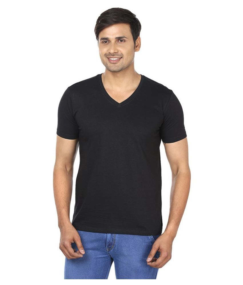 Sizzlacious Black V-Neck T-Shirt - Buy Sizzlacious Black V-Neck T-Shirt ...