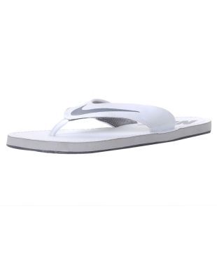 nike white thong flip flops