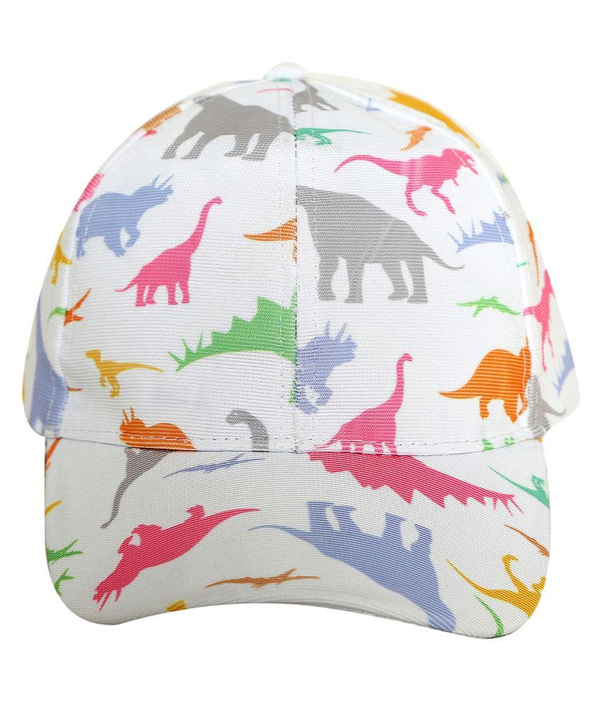 dinosaur with cap on head