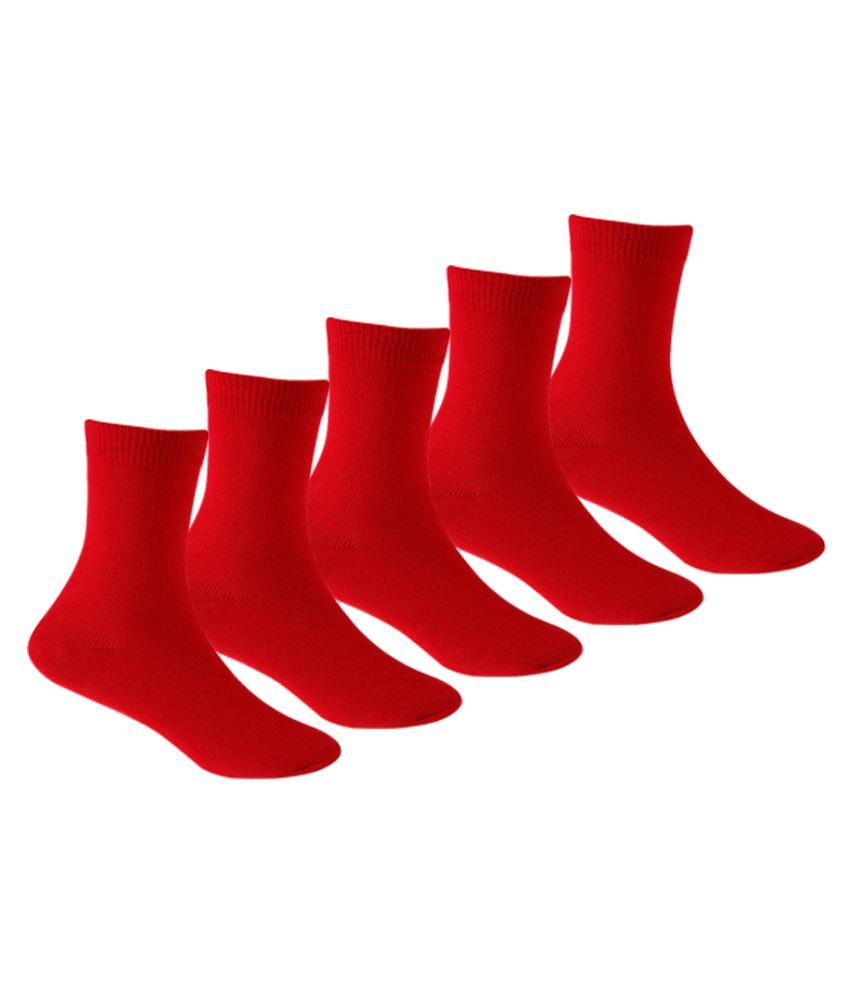 kids red socks