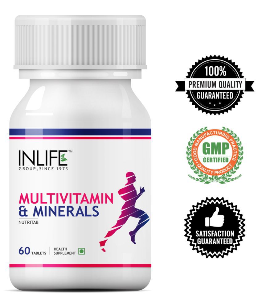     			Inlife Multivitamin with Minerals fmcg Supplements 60 no.s Natural Minerals Tablets