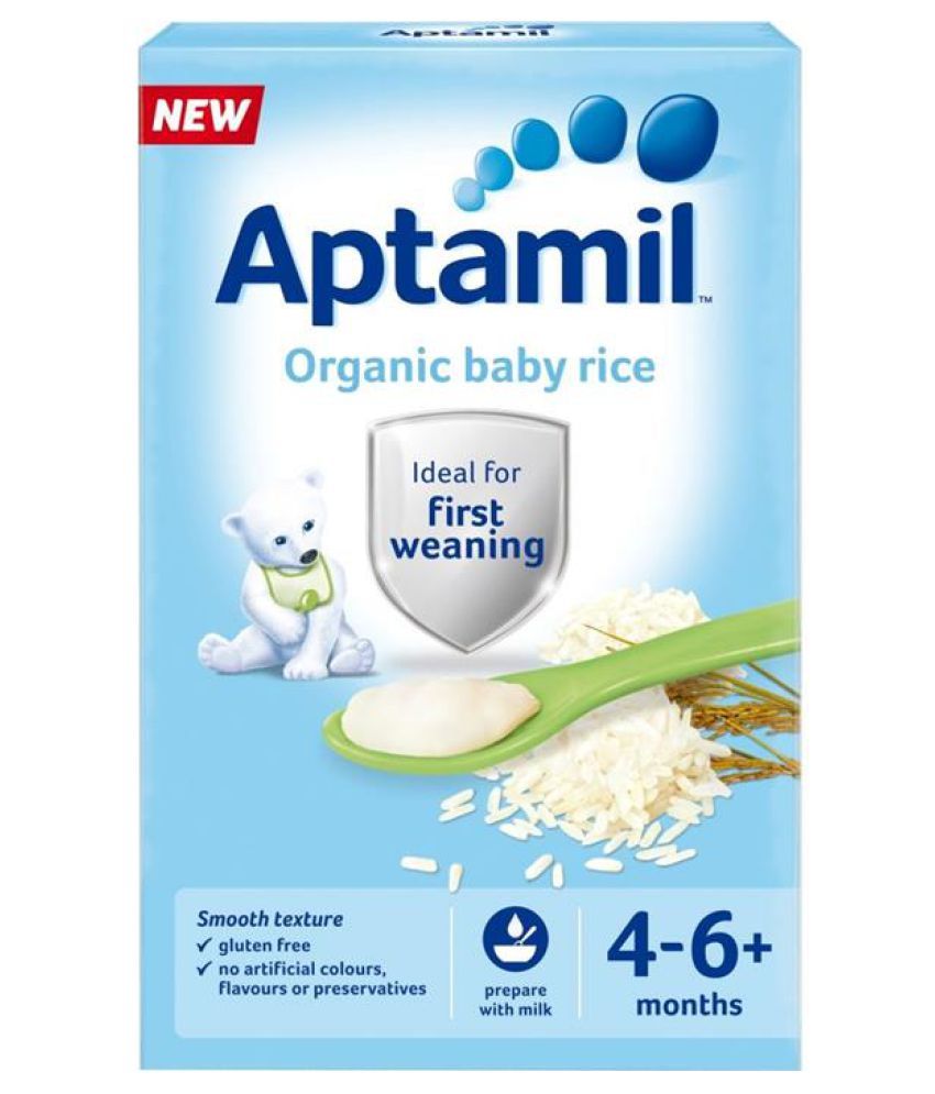 Aptamil Aptamil Organic Baby Rice Infant Cereal for Under