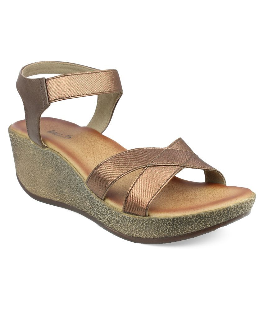 INC.5 Brown Wedges Heels Price in India- Buy INC.5 Brown Wedges Heels Online at Snapdeal