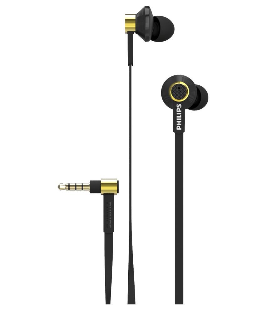     			Philips TX2 In Ear Wired Earphones With Mic Black