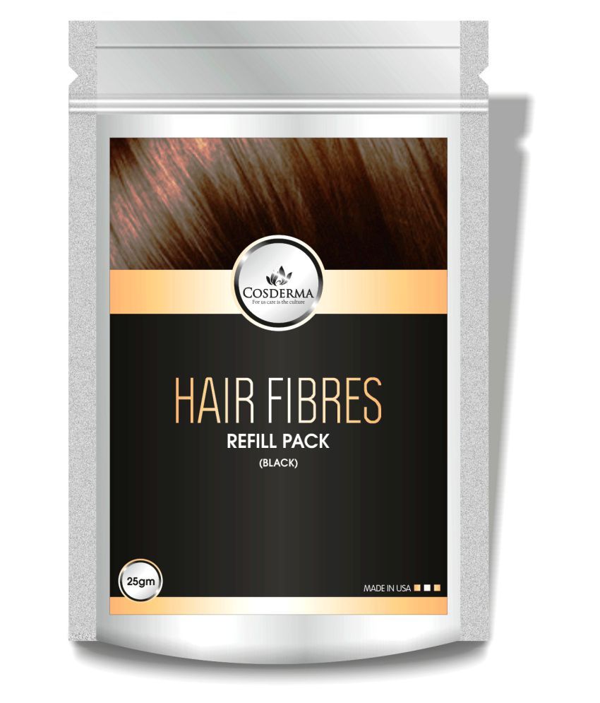 Cosderma Refill Pack Hair Fibers black 25 gm Buy Cosderma Refill Pack