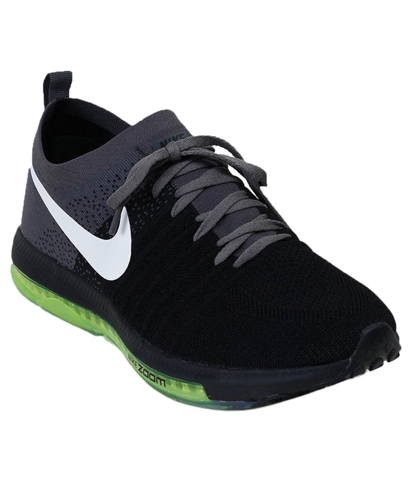 snapdeal nike black shoes